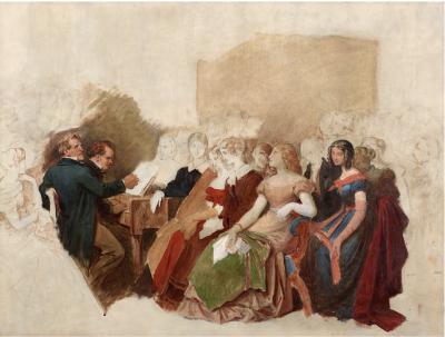 Ein Schubertabend bei Joseph von Spaun, 1868